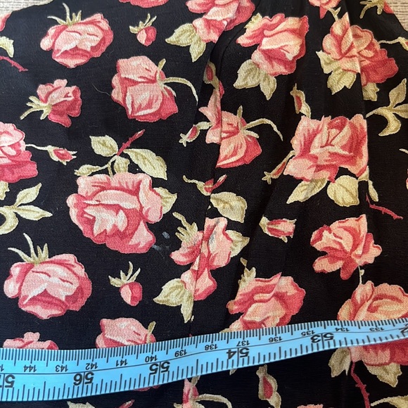 Vintage Betsey Johnson Rose Wrap Dress - Picture 6 of 6